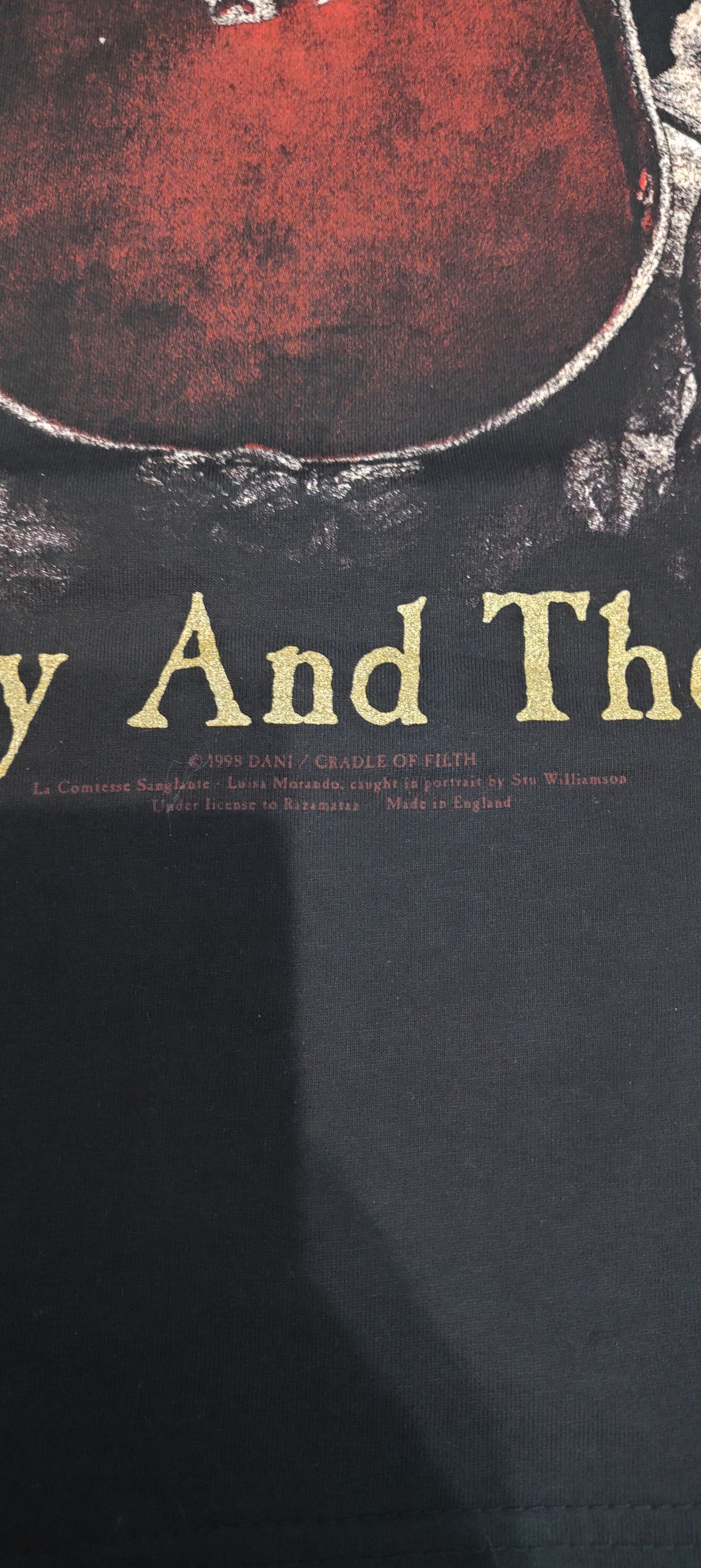 Vintage Vintage Cradle of Filth 1998 Size US XL / EU 56 / 4 - 2 Thumbnail