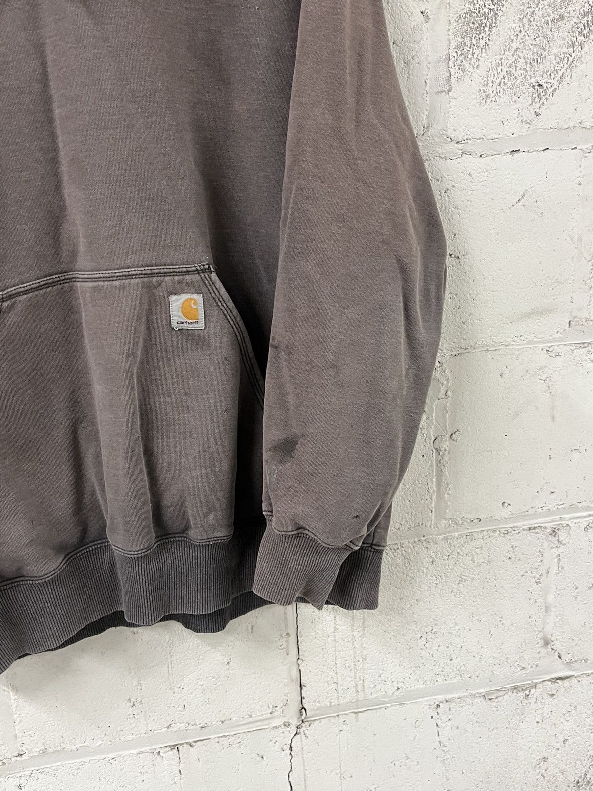 Carhartt Sun faded boxy fit Carhartt hoodie streetwear rare 90s Size US XL / EU 56 / 4 - 3 Thumbnail