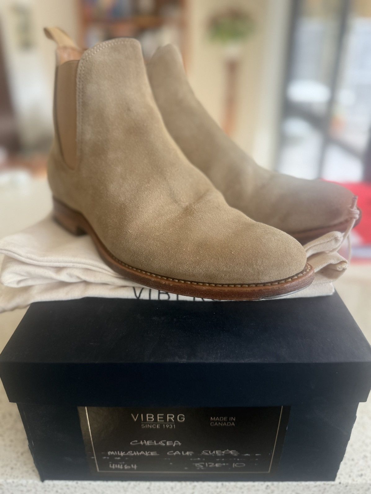 Viberg Viberg Chelsea Milkshake Suede Size US 10 / EU 43 - 1 Thumbnail