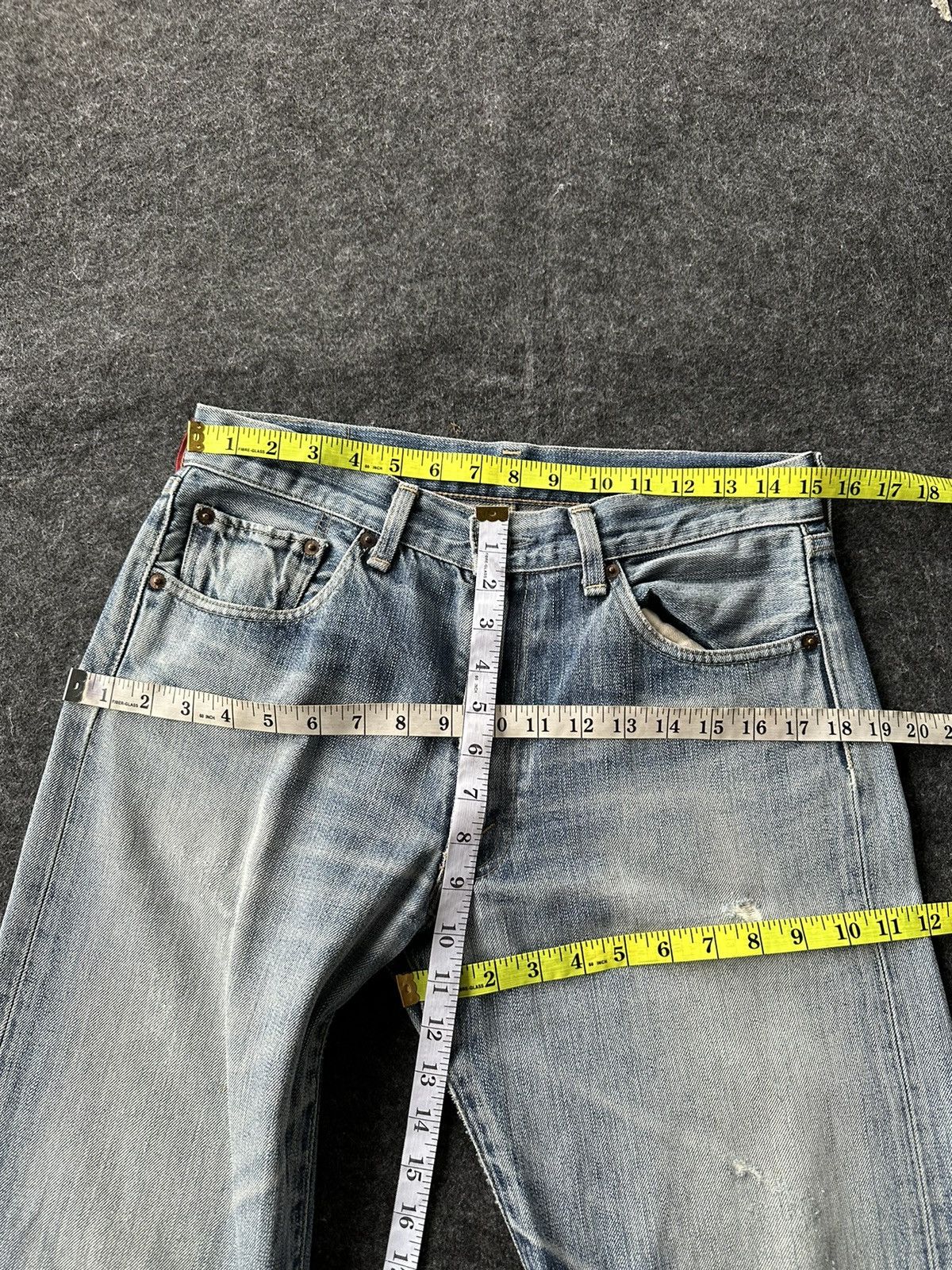 Levi's Vintage Levis 510 Red Loop Faded Washed Distressed D439 Size US 30 / EU 46 - 8 Thumbnail