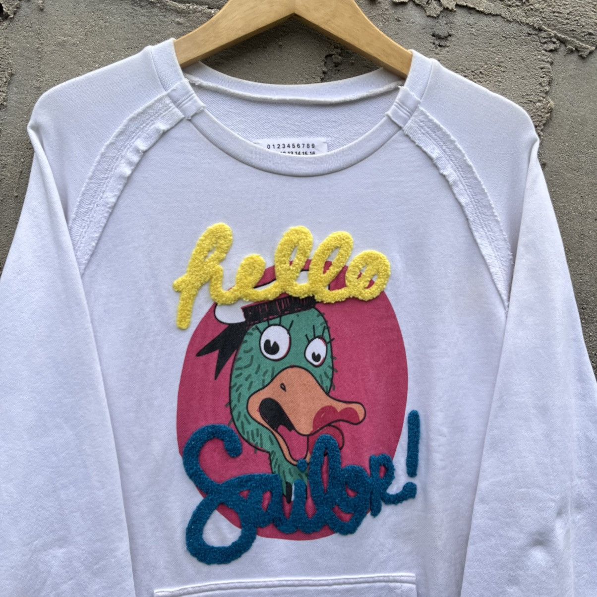 Maison Margiela Maison Margiela Sweatshirt Hello Sailor Size US L / EU 52-54 / 3 - 3 Thumbnail