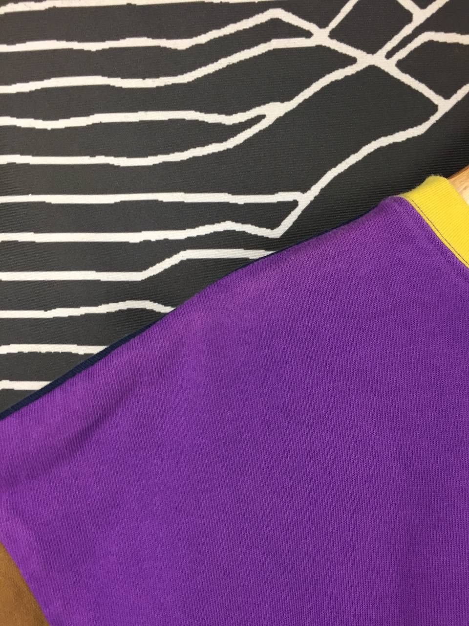 Japanese Brand Vtg Mountain Mania Color Block Crew Neck Outdoor Tee Size US L / EU 52-54 / 3 - 6 Thumbnail
