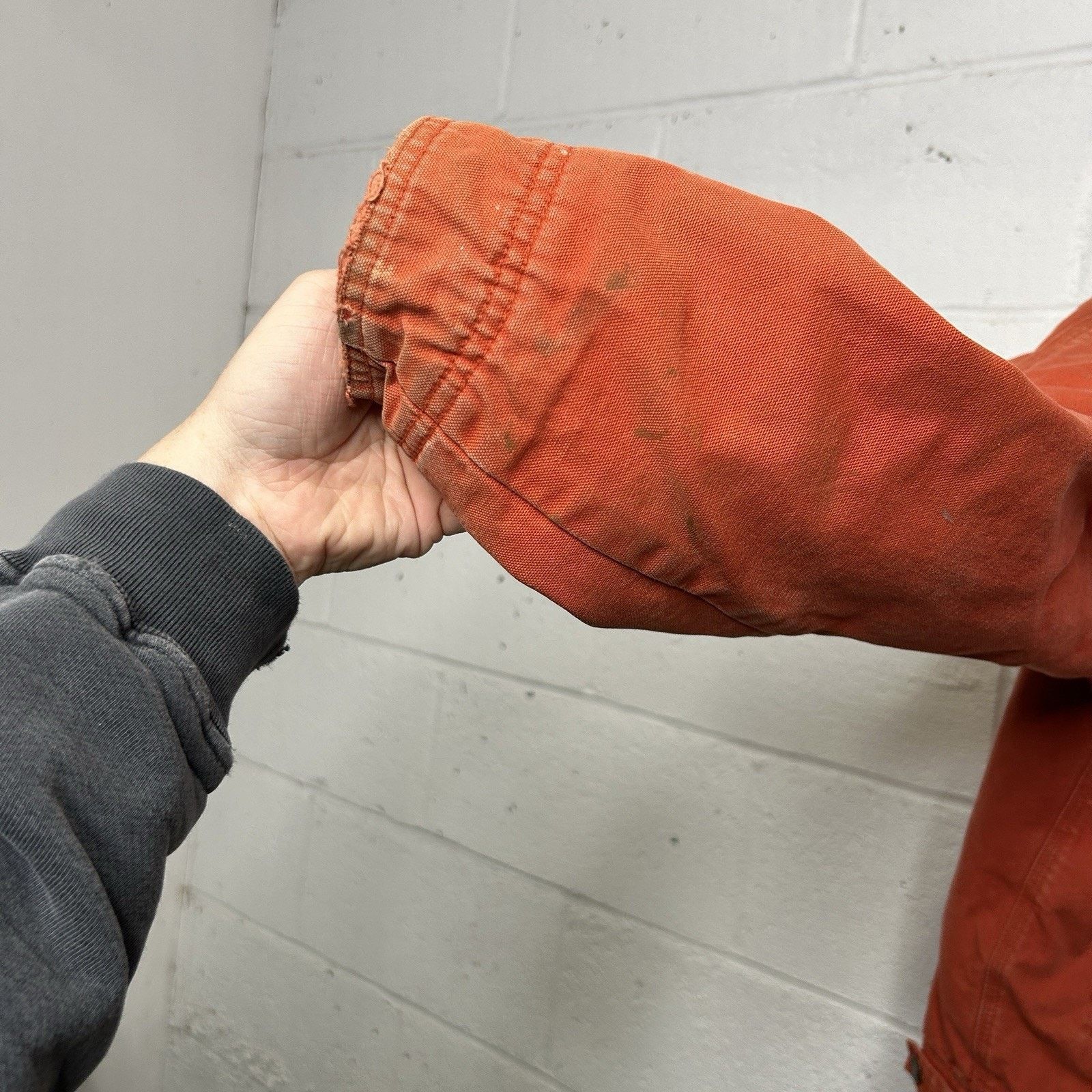 Vintage Vintage Berne Canvas Sherpa-Lined Detroit Jacket “Orange” Size L / US 10 / IT 46 - 10 Thumbnail