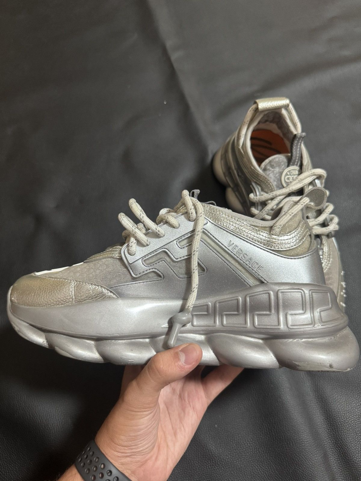 Versace versace chain reaction Size US 8.5 / IT 38.5 - 5 Thumbnail