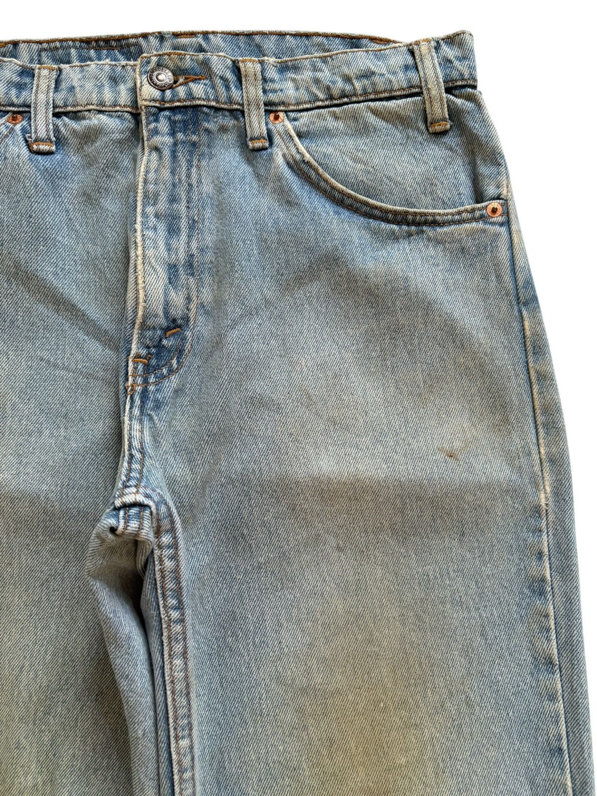 Levi's × Levi's Vintage Clothing Vintage 90s Levis 550 Orange Tab Mud Wash Baggy Jean Short Size US 31 - 6 Thumbnail