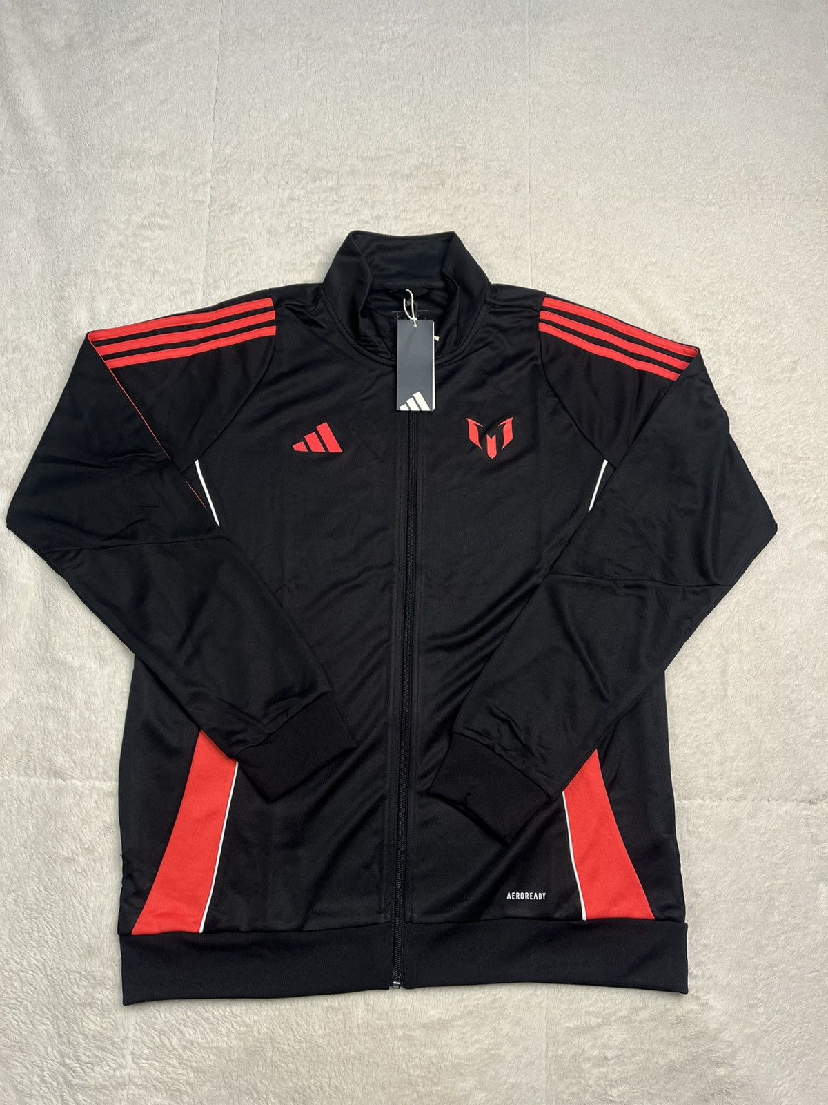 Adidas NWT New Adidas Lionel Messi Soccer Full Zip Track Jacket Size US L / EU 52-54 / 3 - 1 Thumbnail