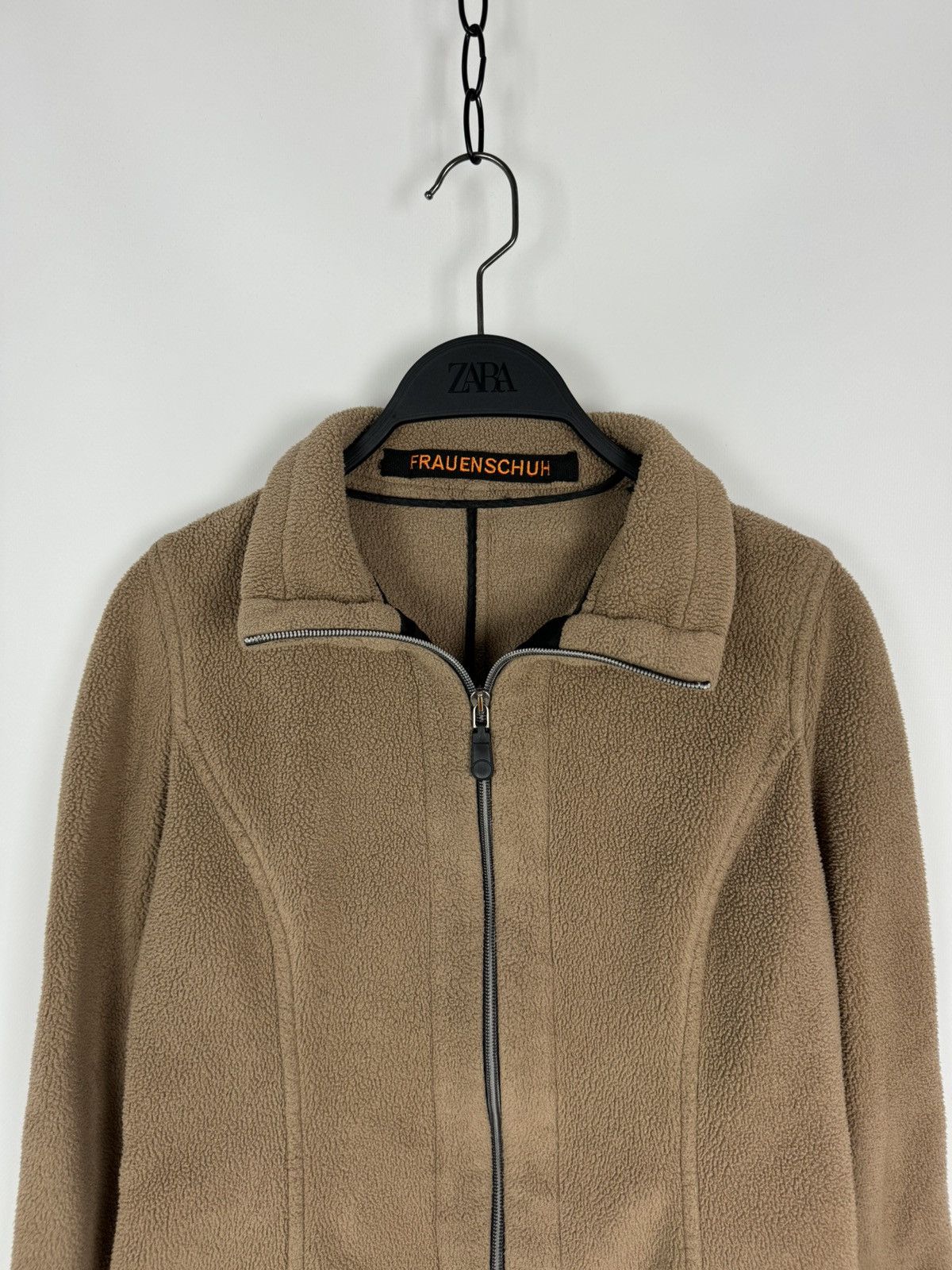 Frauenschuh Frauenschuh Zipper Brown Fleece Jacket Size M / US 6-8 / IT 42-44 - 6 Thumbnail