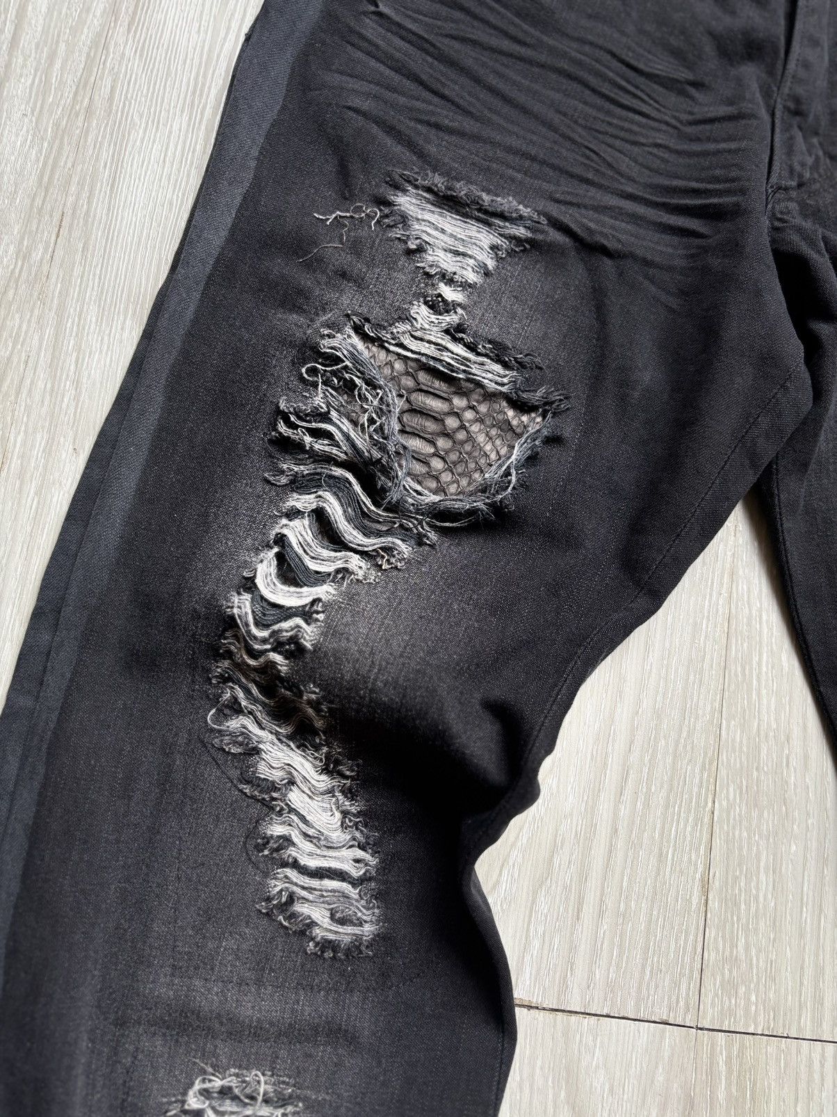 Nicole Club Distressed flare jeans Size US 29 - 3 Thumbnail