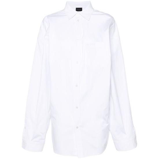 Balenciaga BALENCIAGA Women Shirts 790945 TQM05 9000 WHITE Size XS / US 0-2 / IT 36-38 - 1 Thumbnail
