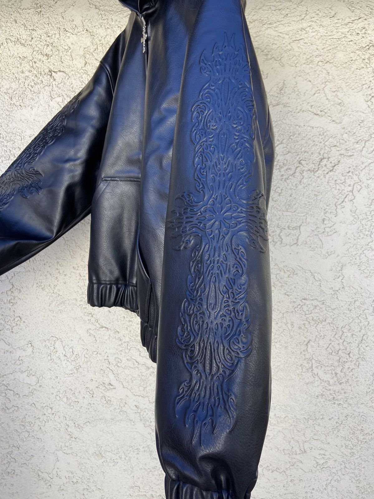 Other Curse Leather Hooded Bomber Jacket Size US S / EU 44-46 / 1 - 3 Thumbnail