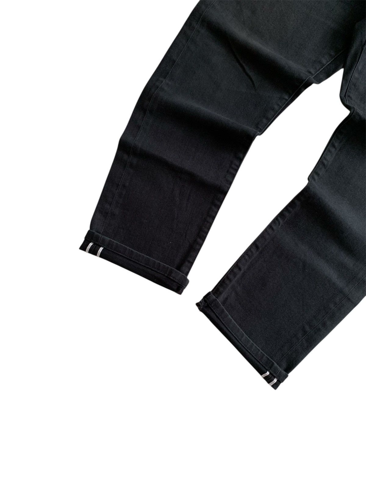 Undercover × Uniqlo Offer📦Uniqlo Slim Straight Selvedge Black Jeans (30) Size US 32 / EU 48 - 2 Thumbnail