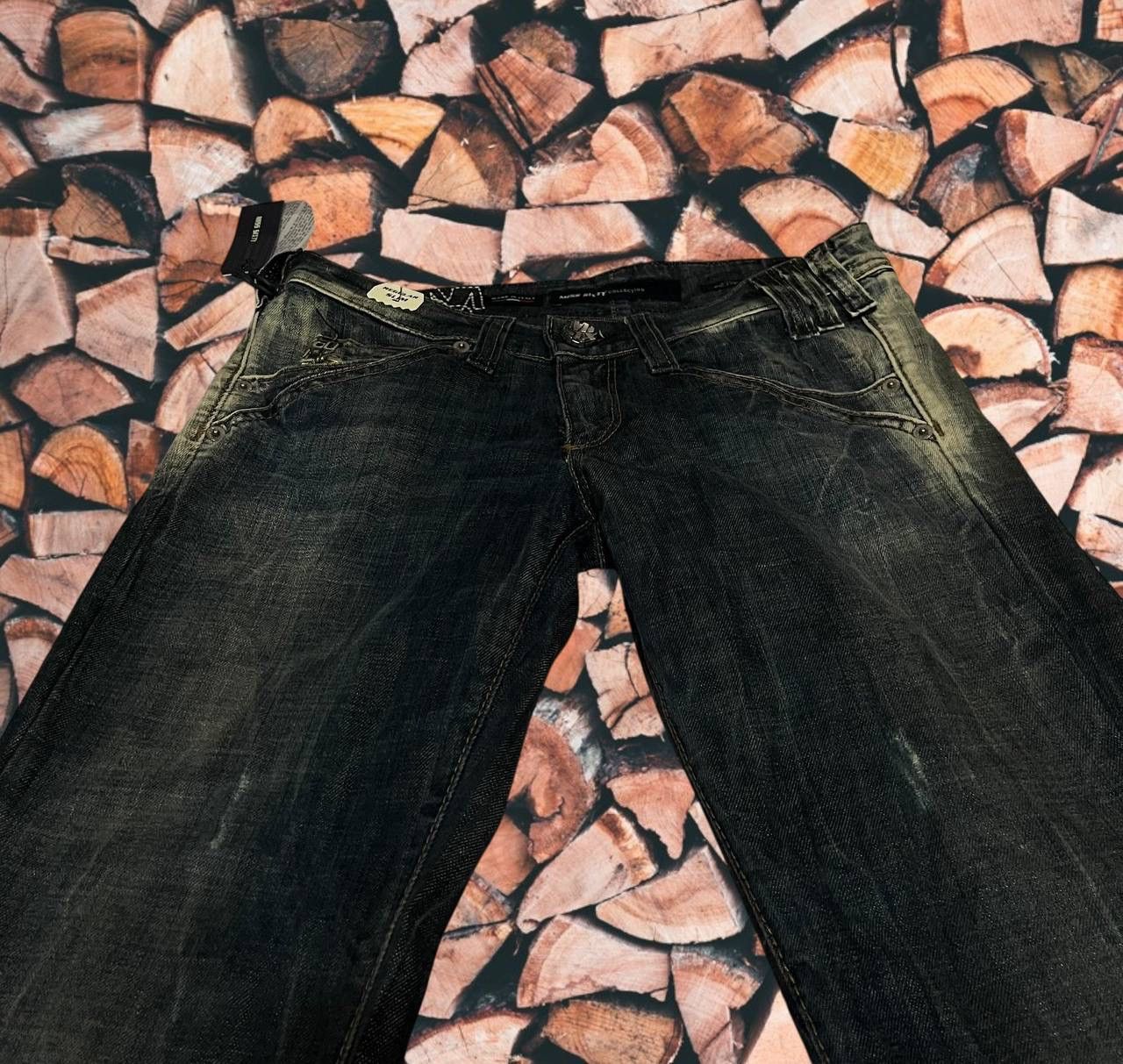 Japanese Brand × Vintage IfSixWasNine japanese Y2K Kapital style baggy jeans Size US 31 - 4 Thumbnail