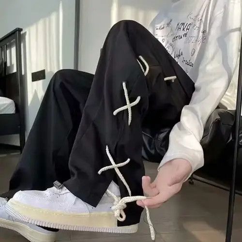 Japanese Brand Streetwear Sweatpants Vintage Straight Trousers Size US 30 / EU 46 - 7 Thumbnail