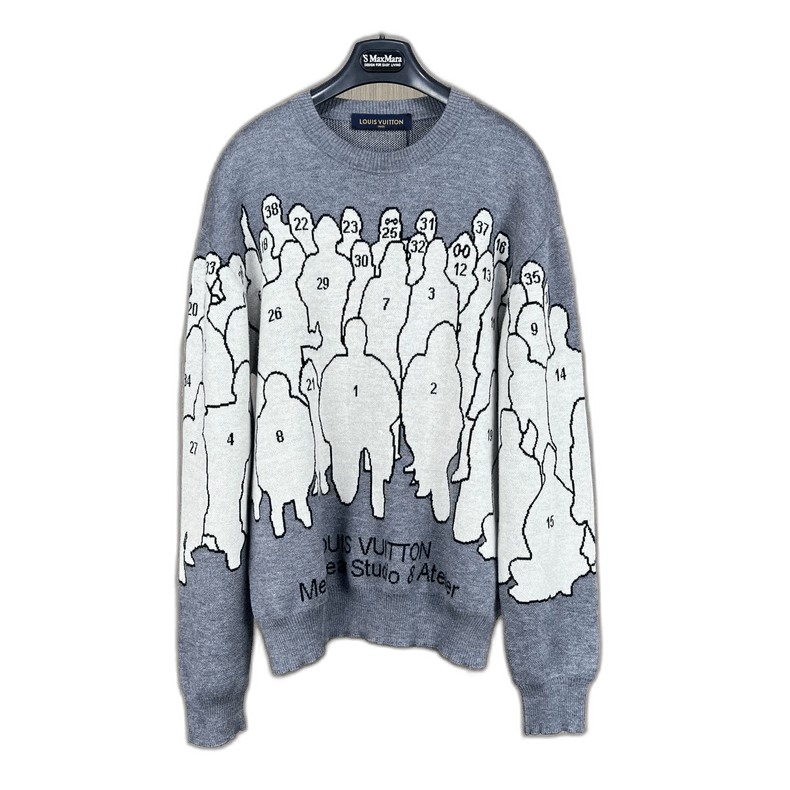 Louis Vuitton Louis Vuitton Knitted Sweater with Design-yf Size US L / EU 52-54 / 3 - 1 Thumbnail