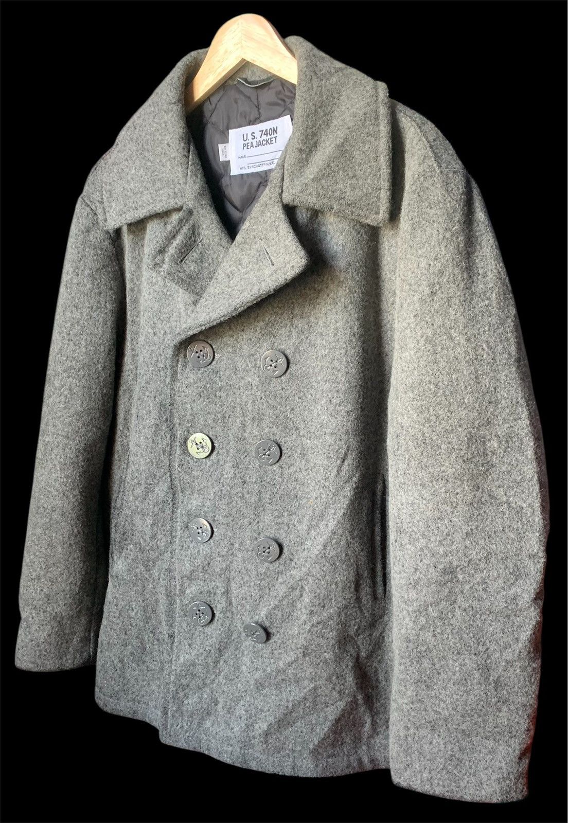 Designer × Schott U.S.740N PEA JACKET BY SCHOTT Size US L / EU 52-54 / 3 - 1 Thumbnail