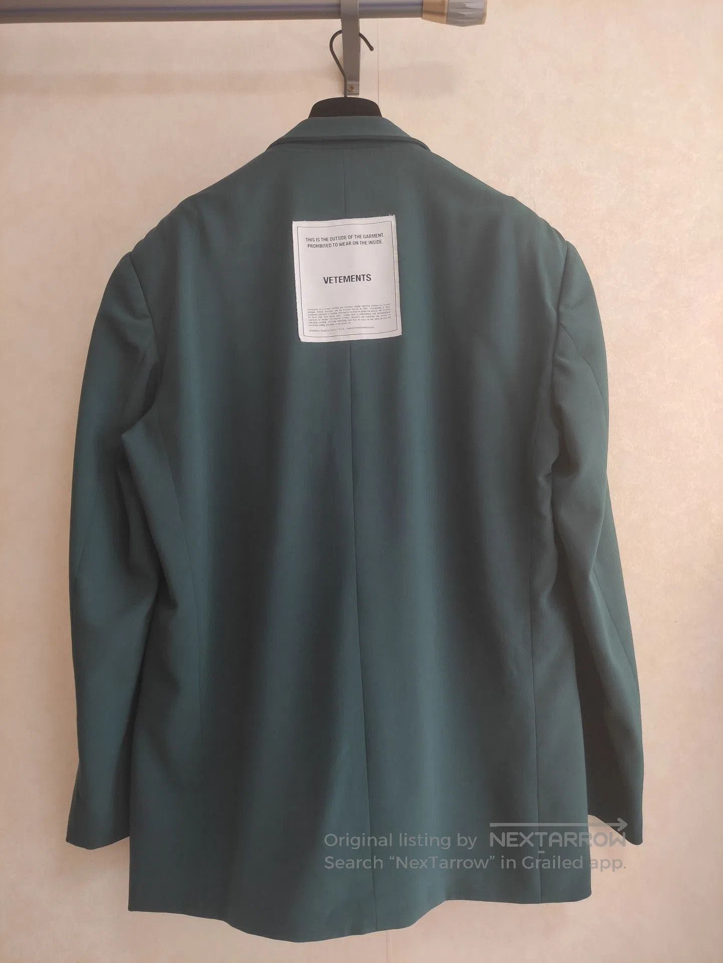 Vetements Vetements 2019 Dark Green Suit. Size US S / EU 44-46 / 1 - 2 Thumbnail