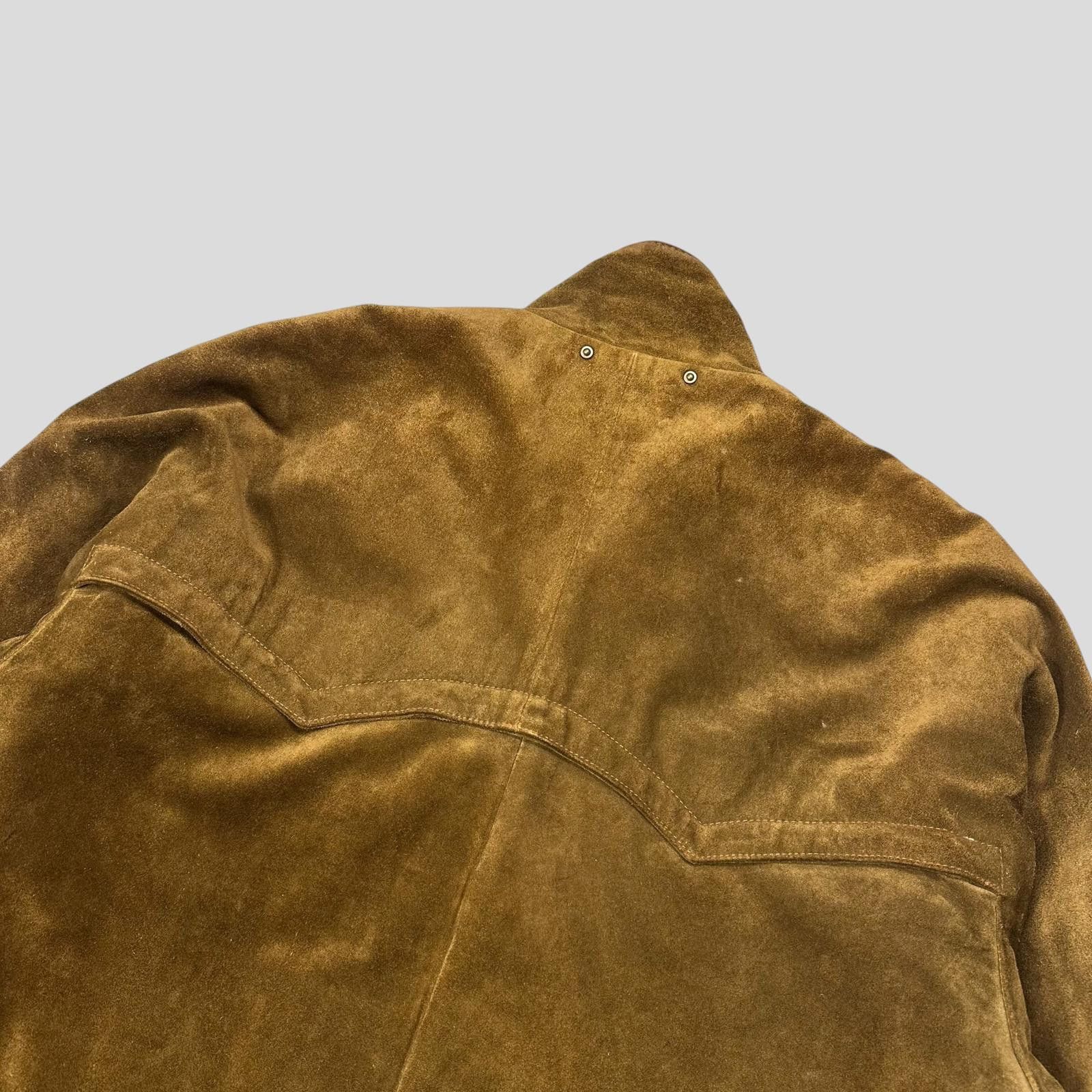 C.P. Company CP Company 1989 Ideas Suede Leather Quilt Flight Jacket L/XL Size US L / EU 52-54 / 3 - 9 Thumbnail