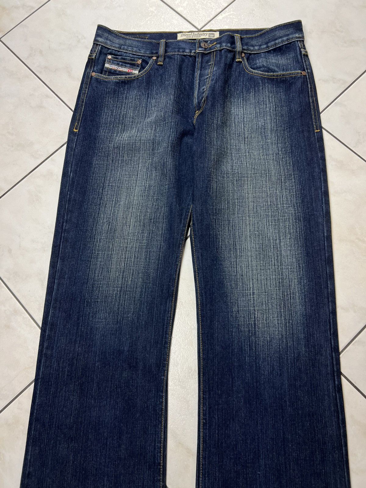 Diesel Vintage Diesel Roody raw navy distressed denim y2k jeans Size US 38 / EU 54 - 4 Thumbnail