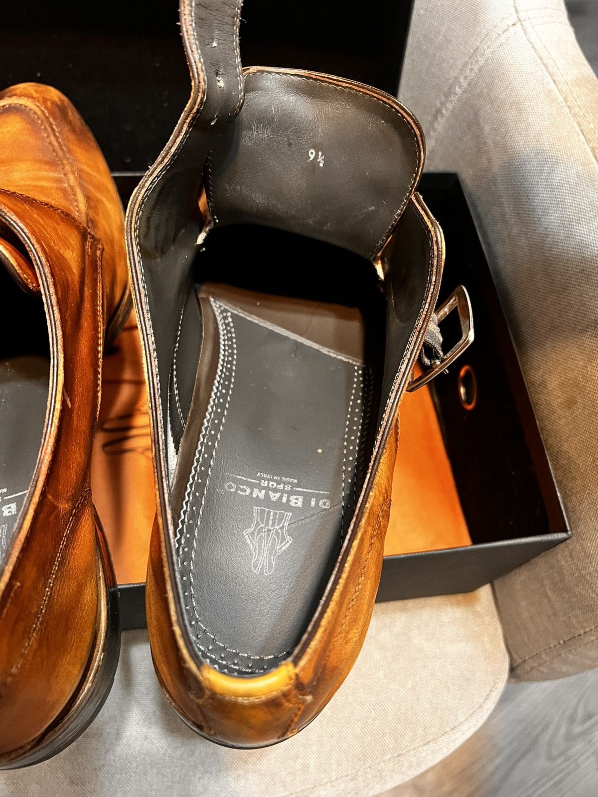 Di Bianco di Biaco Dress Shoes Size US 8.5 / EU 41-42 - 8 Thumbnail