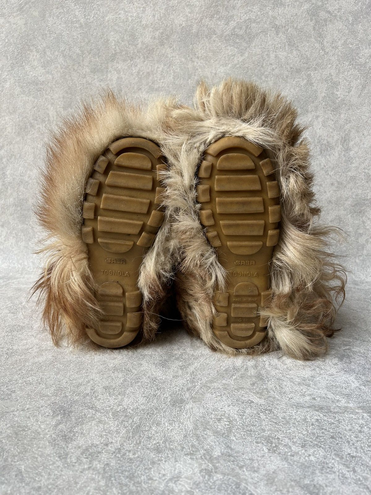 Saba Vintage Y2K Goat Fur Yeti Winter Boots Rick Owens Style Size US 7 / IT 37 - 9 Thumbnail