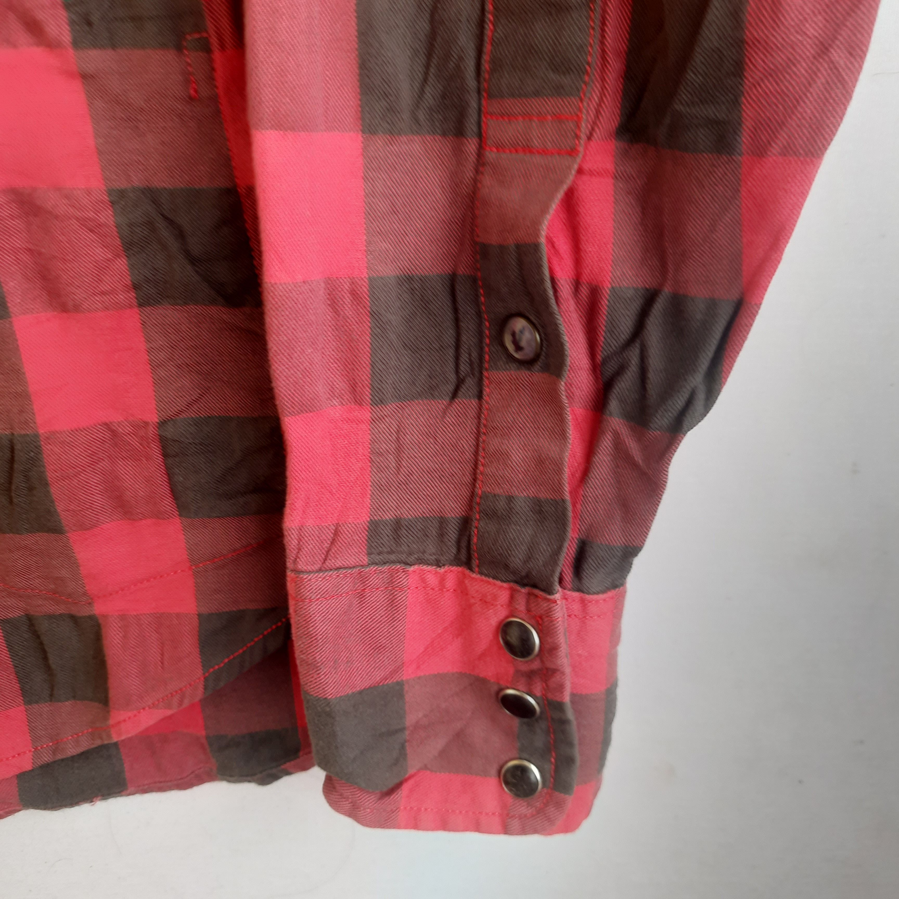 Japanese Brand Back Number x Rough Plaid Shirts Size US M / EU 48-50 / 2 - 7 Thumbnail