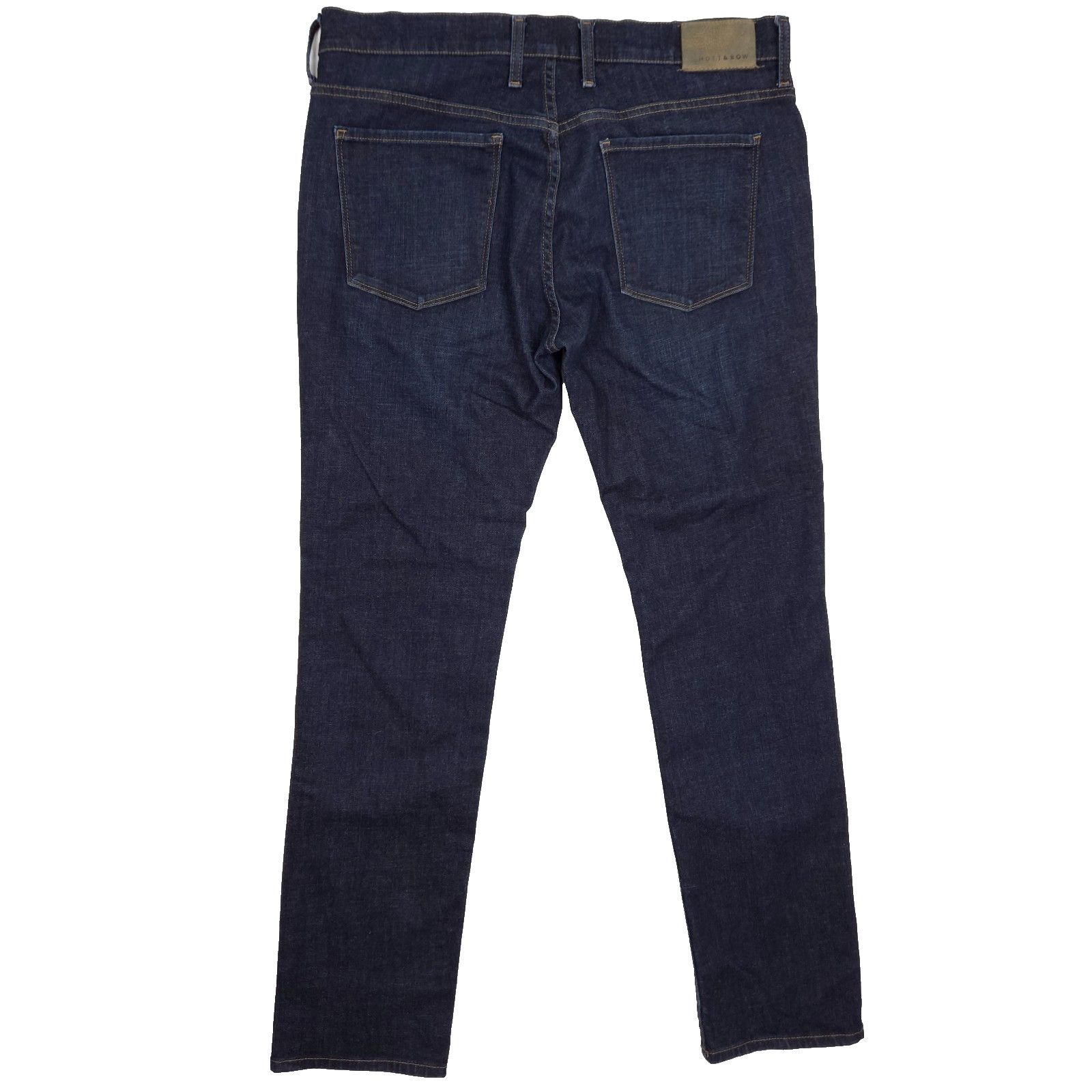 Mott & Bow Mott & Bow Slim Jeans Mens 35x33 Blue Stretch Dark Wash Size US 35 - 8 Thumbnail