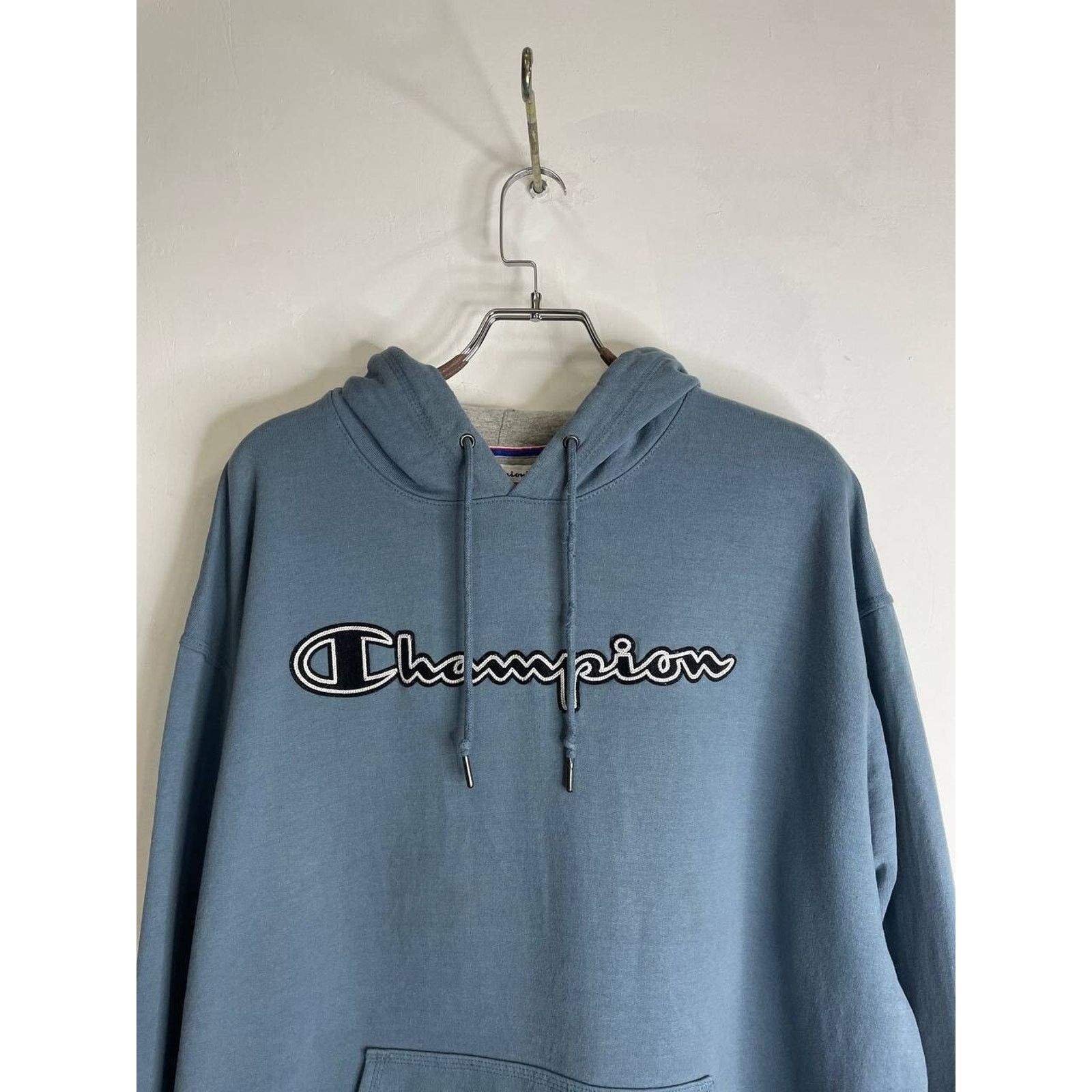 Champion × Vintage Vintage Champion Hoodie 2XL Logo Pullover Sweatshirt USA Size US XXL / EU 58 / 5 - 4 Thumbnail