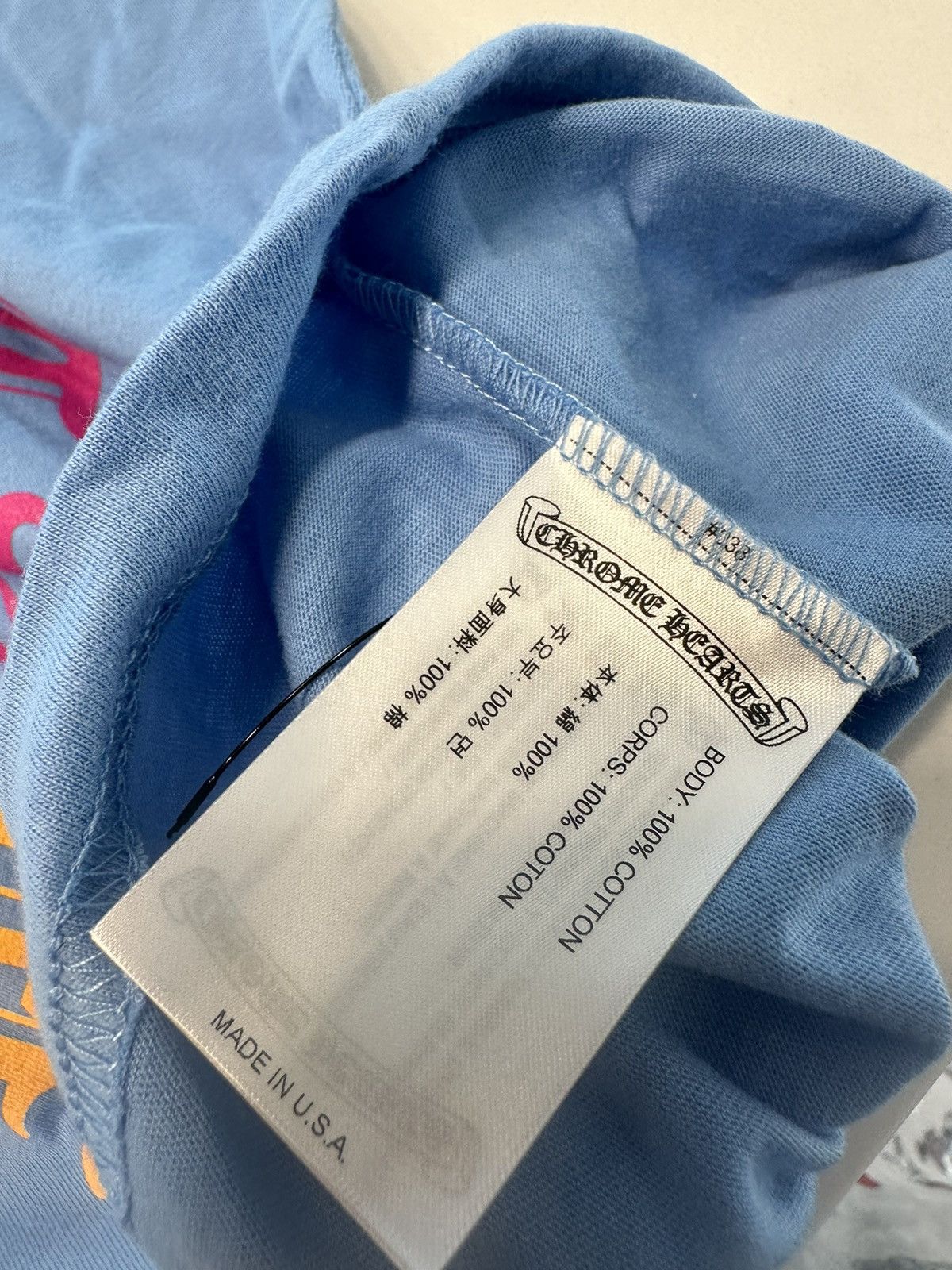 Chrome Hearts 🔥Chrome Hearts Miami Art Basel Blue Tee🔥 Size US M / EU 48-50 / 2 - 8 Thumbnail