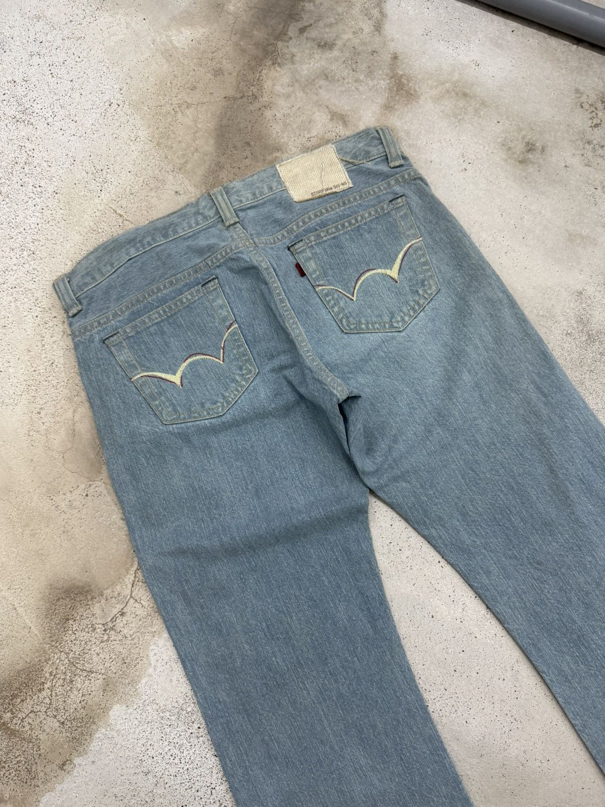 Edwin Miss 503 Edwin Light Washed Flare Unisex Denim Pants Size 30" / US 8 / IT 44 - 10 Thumbnail