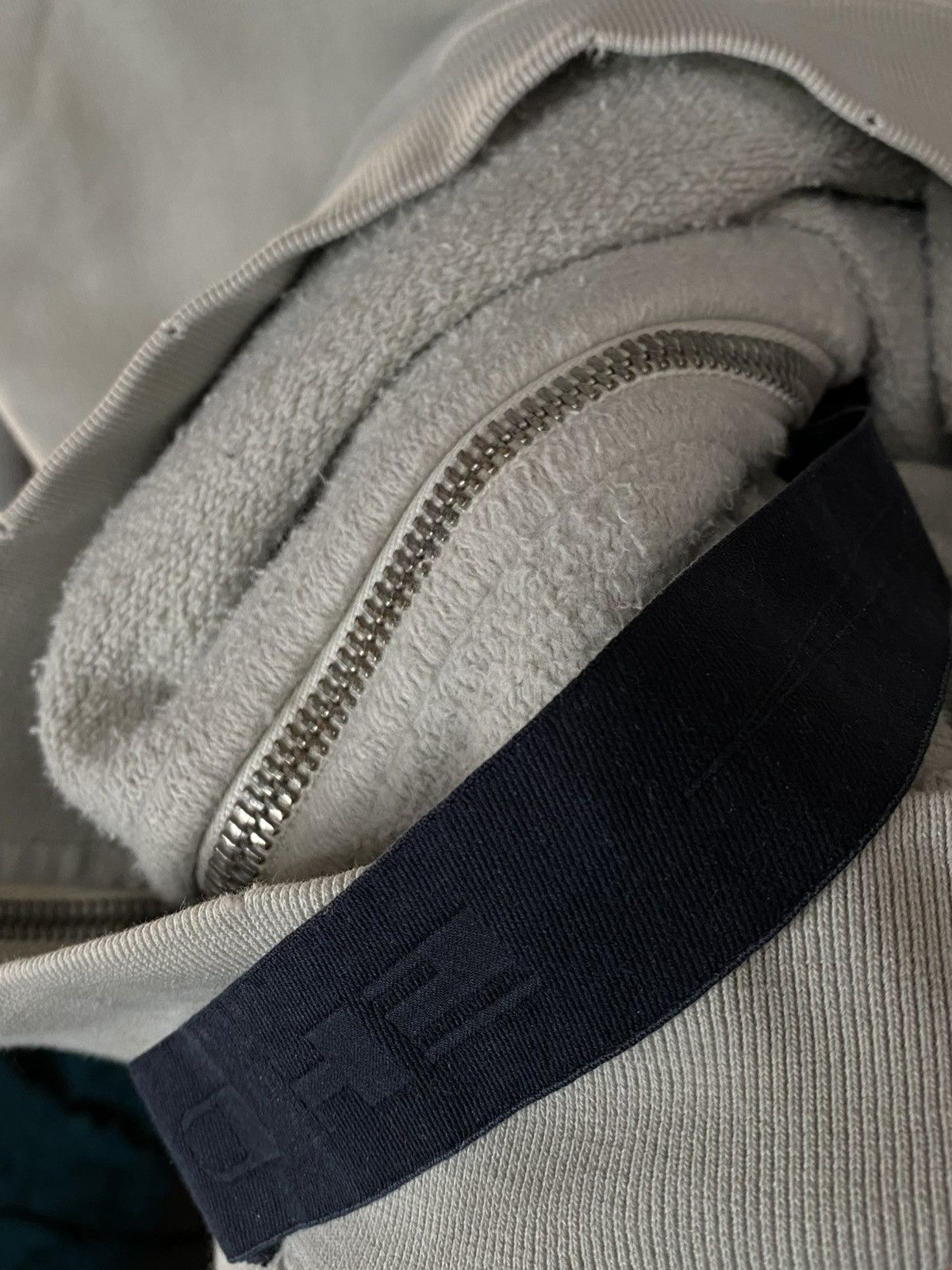 Rick Owens Drkshdw $739 GIMP HOODIE PEARL WHITE FULL ZIP CHALK HOODIE SWEATER Size US L / EU 52-54 / 3 - 7 Thumbnail