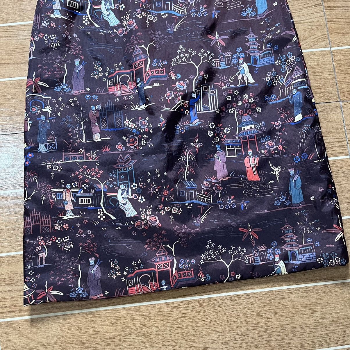 Vivienne Tam Vintage Vivienne Tam Chinese Ethnic Printed Skirt Size 31" - 12 Thumbnail
