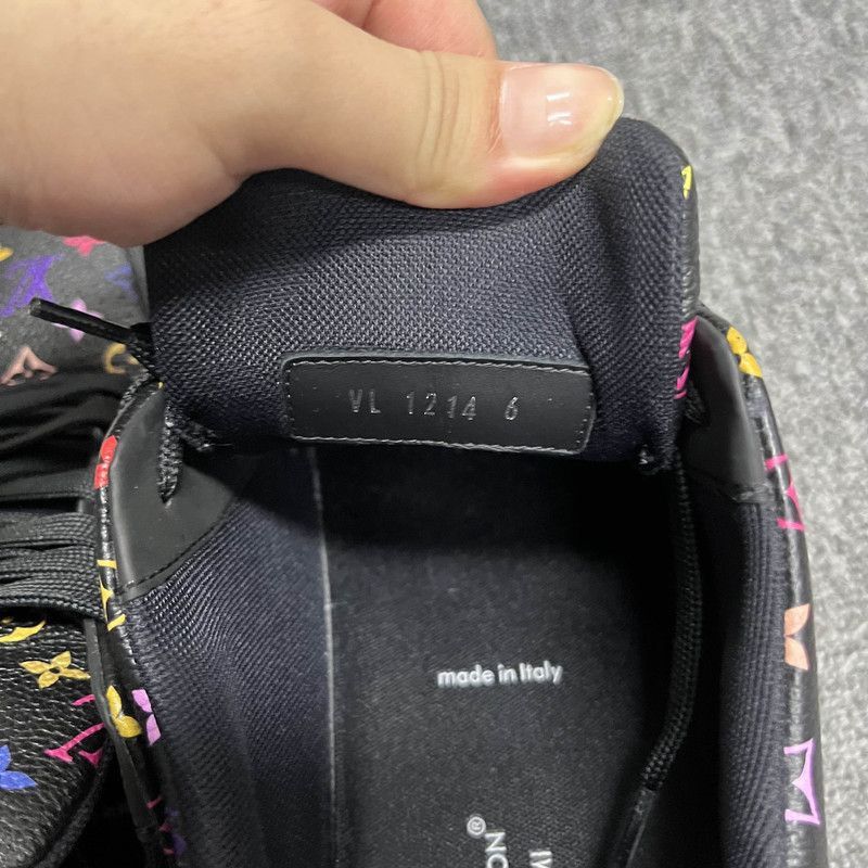 Louis Vuitton Takashi Murakami x Louis Vuitton Black Trainer Sneakers -25 Size US 9.5 / EU 42-43 - 5 Thumbnail