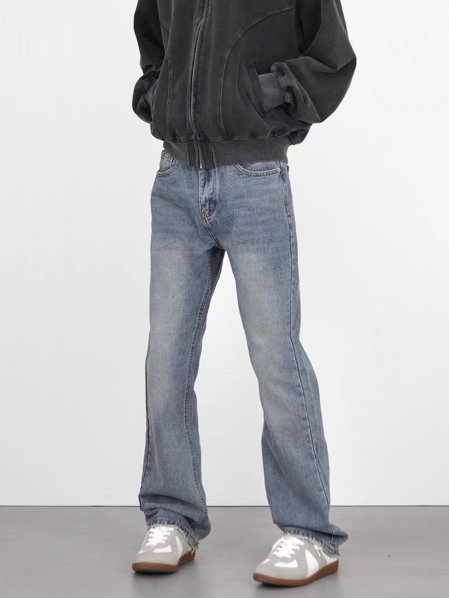 Japanese Brand × Jean Vintage Light Blue Straight Leg Jeans Size US 32 / EU 48 - 3 Thumbnail