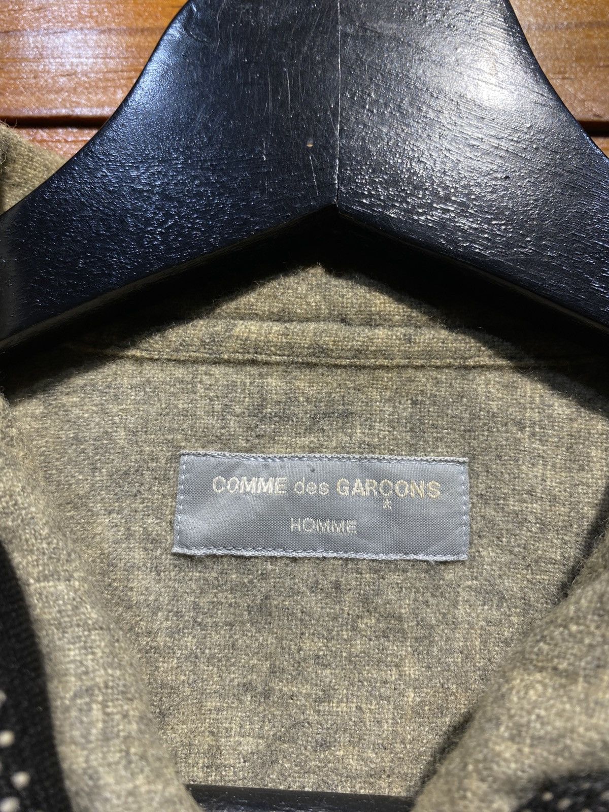 Comme des Garcons Homme Comme des Garçons Homme Wool Zip Jacket – Vintage Japanese Size US S / EU 44-46 / 1 - 7 Thumbnail