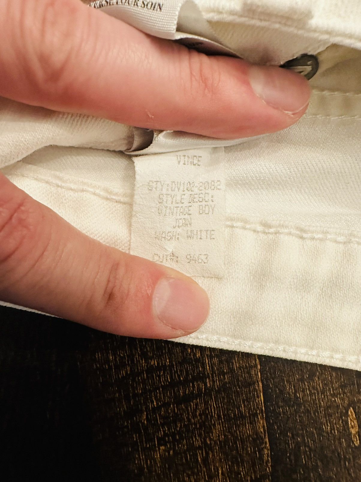 Vince Vince Size 28 Vintage Boy Jeans White Skinny Jeans (30x29) Size 30" / US 8 / IT 44 - 10 Thumbnail