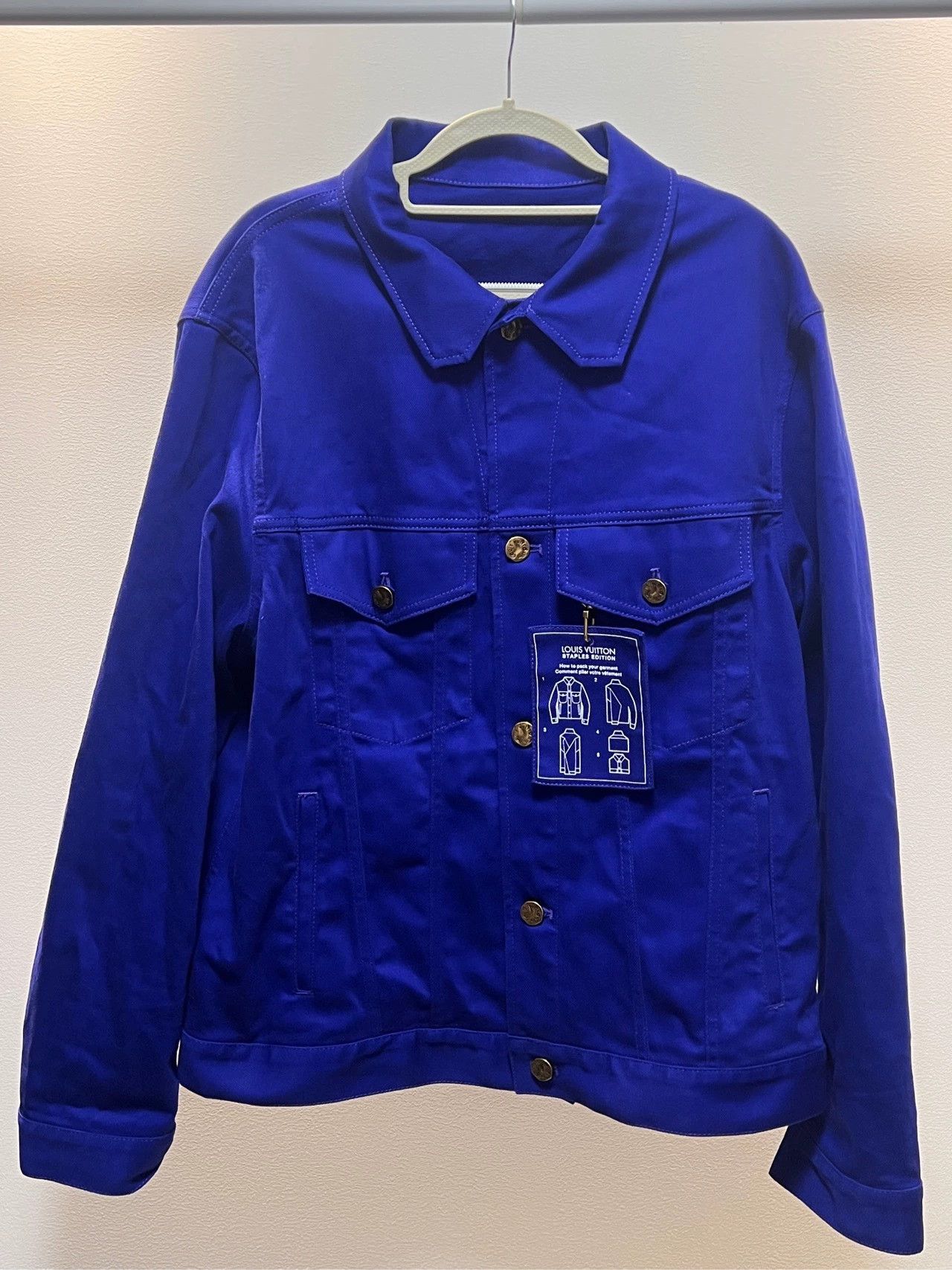 LOUIS VUITTON Blue Denim Jacket Men - dmc