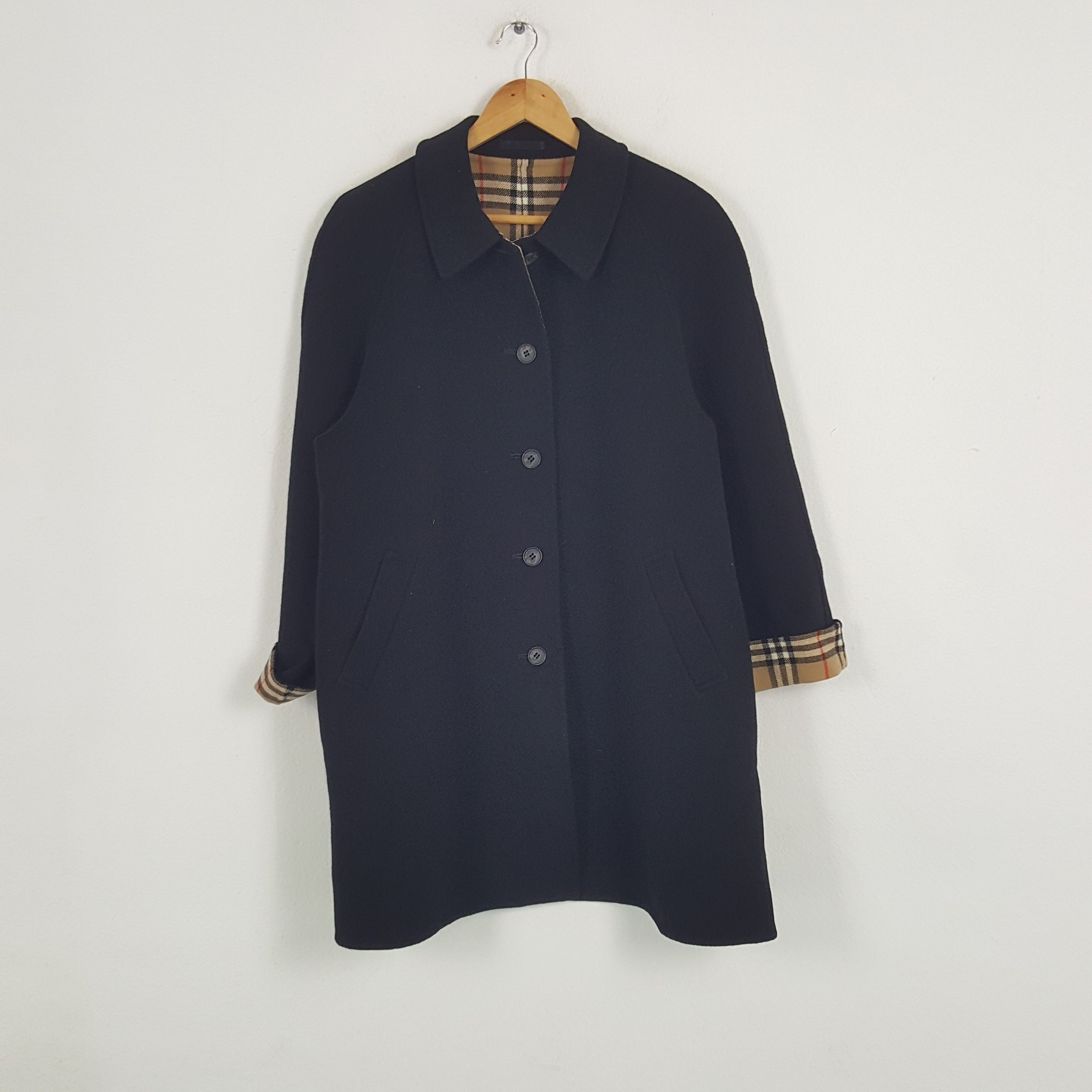 Burberry × Vintage Vintage Burberry London Nova Check Designer Brand Jacket Size US L / EU 52-54 / 3 - 3 Thumbnail
