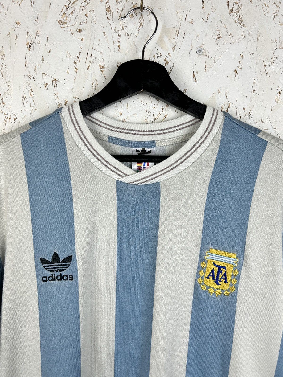 Adidas Adidas Originals Argentina #10 Maradona 2018 Retro Jersey L Size US L / EU 52-54 / 3 - 2 Thumbnail