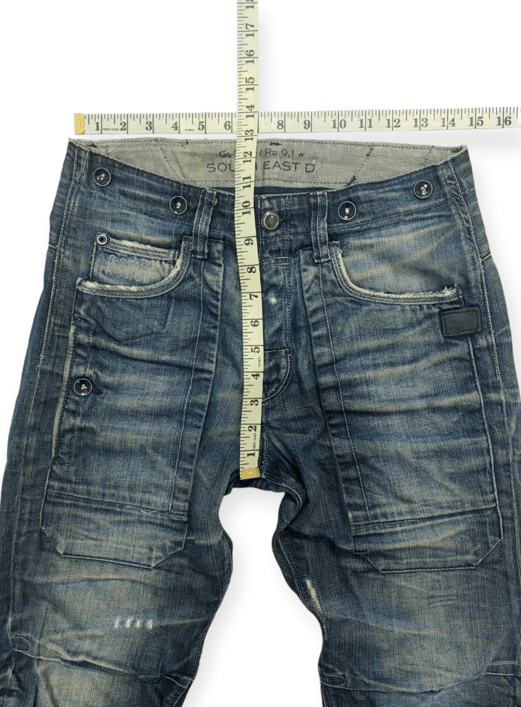 G Star Raw Y2K Rusty Distressed Denim