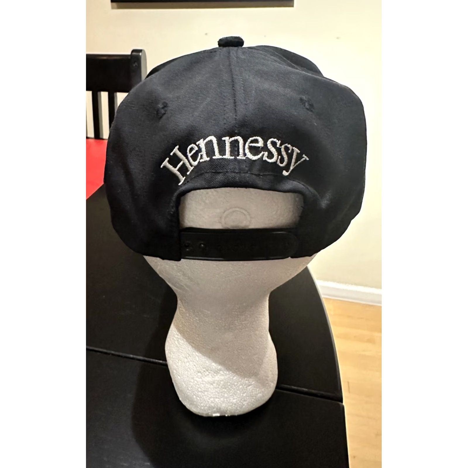 Vintage VINTAGE Hennessy Cognac Martini Hat Cap 90s Suede Brim SnapBack RARE Black Promo Size ONE SIZE - 5 Thumbnail