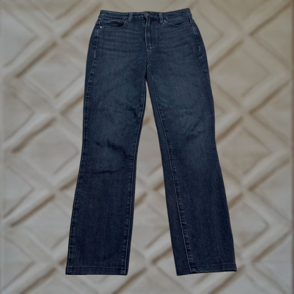 Paige Paige Jeans Womens 27 Blue Dark Wash High Rise Skinny Slim 5-Pocket Denim Size 27" / US 4 / IT 40 - 1 Thumbnail