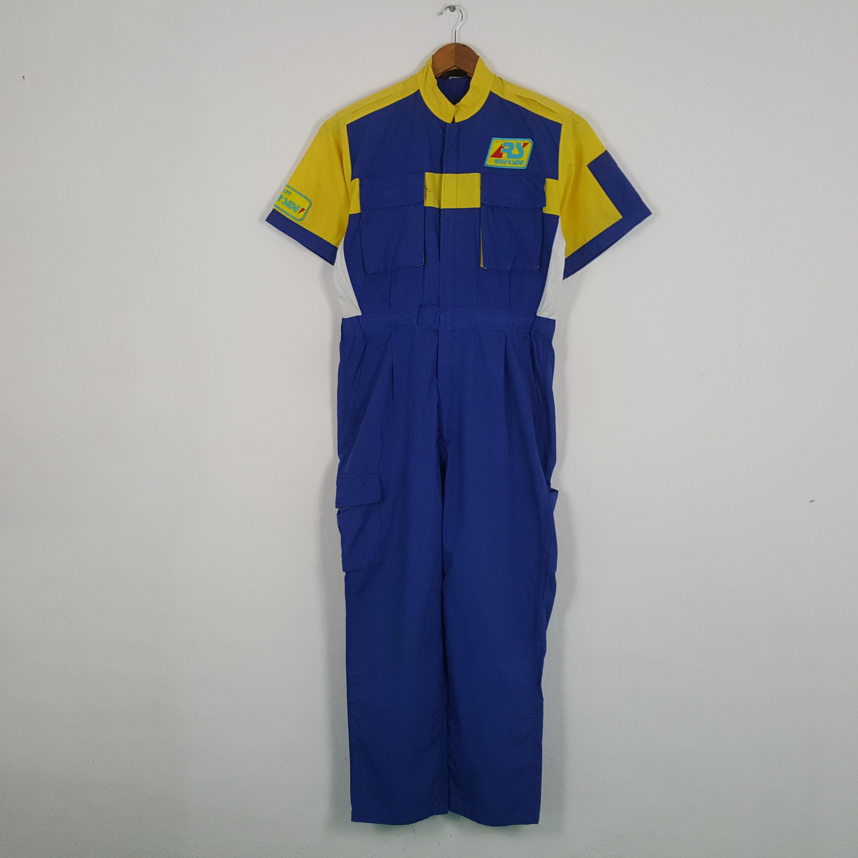 Japanese Brand × Vintage Vintage RIVER SIDE STAFF Japanese Uniform Coverall Jacket Size US M / EU 48-50 / 2 - 4 Thumbnail