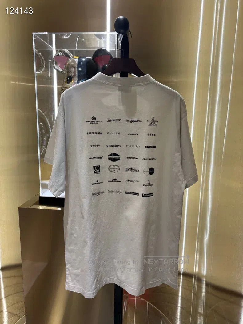 Balenciaga Balenciaga Letter Logo Printed Round Neck T-shirt Size US S / EU 44-46 / 1 - 2 Thumbnail