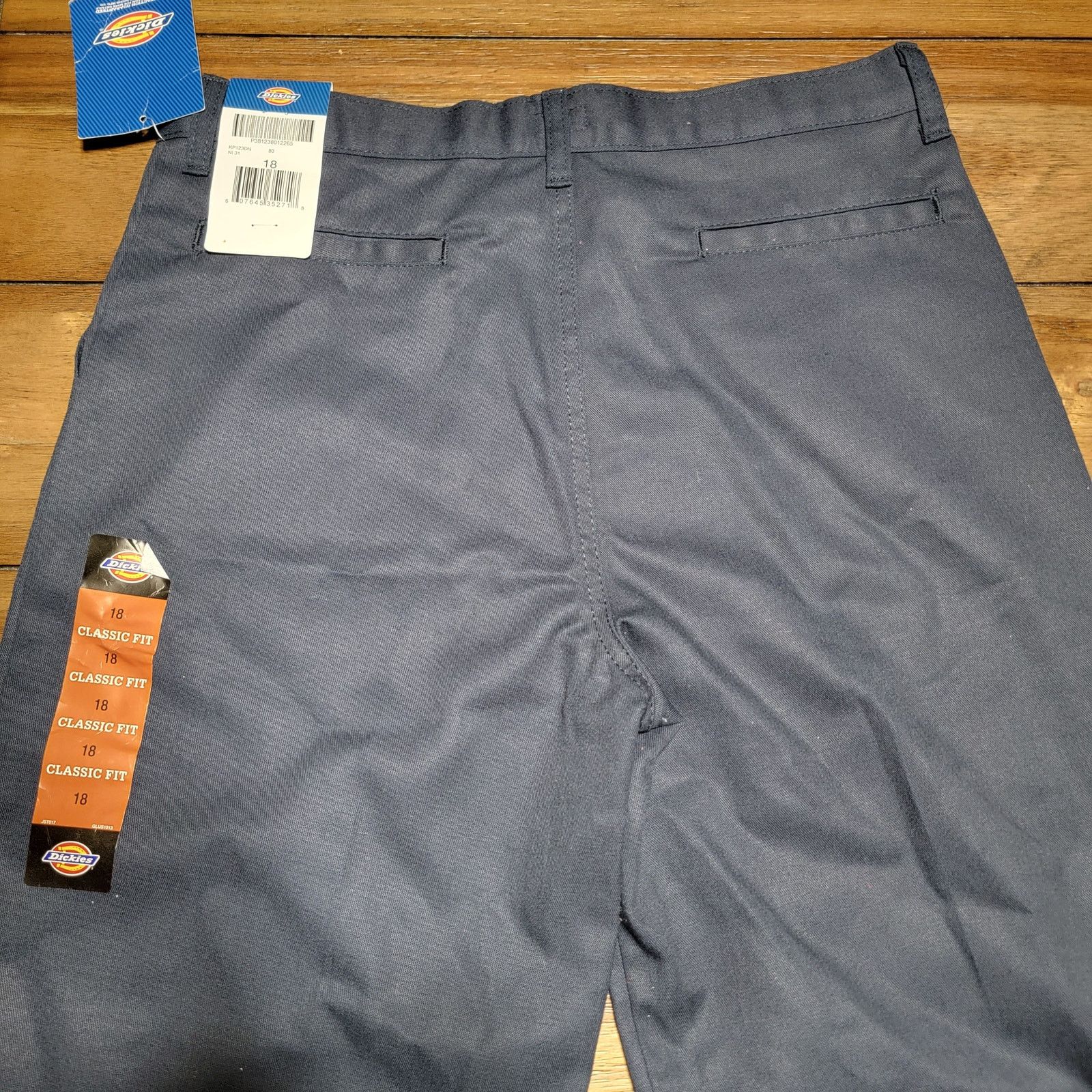 Dickies Dickies Dark Blue Classic Fit Pants - Size 18 NWT Size 40" / US 18 - 4 Thumbnail
