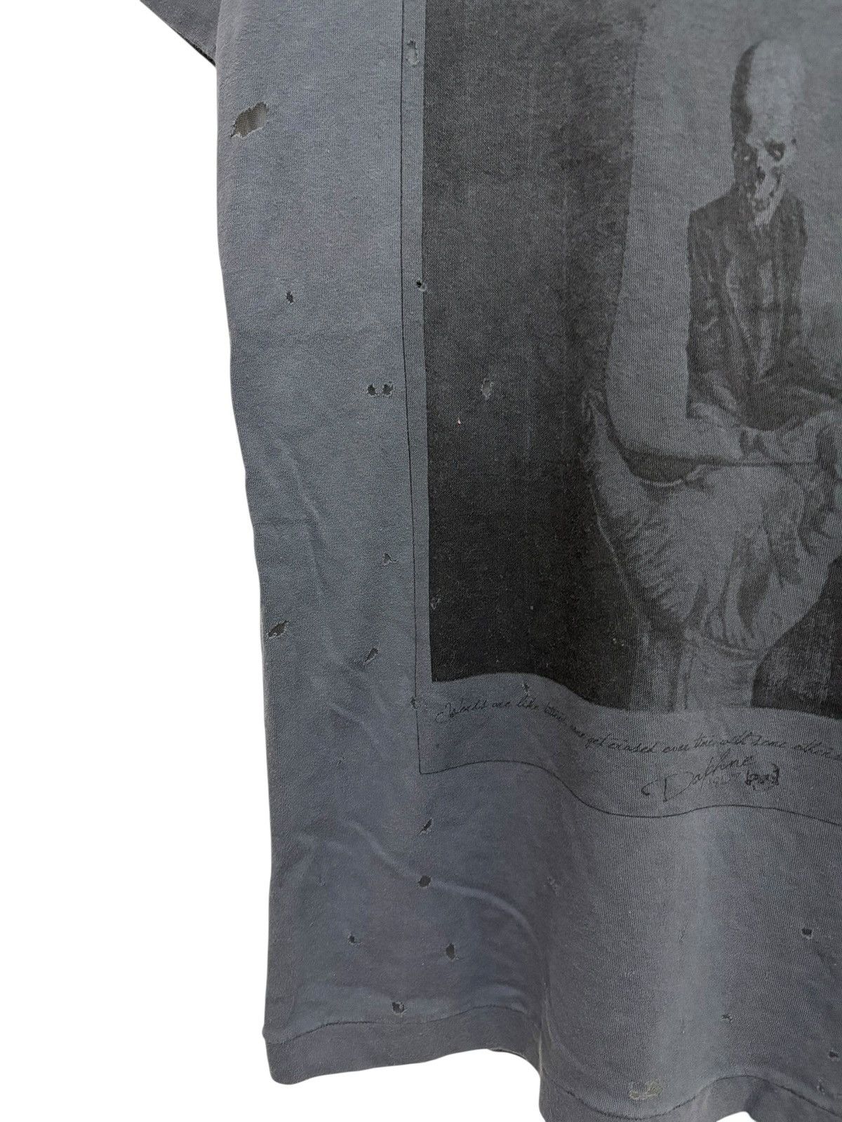 Other DAPHNE 🇮🇹 DESIGNER NOIR SKULL GRAPHICAL DISTRESSED DESIGN TEE Size US S / EU 44-46 / 1 - 10 Thumbnail