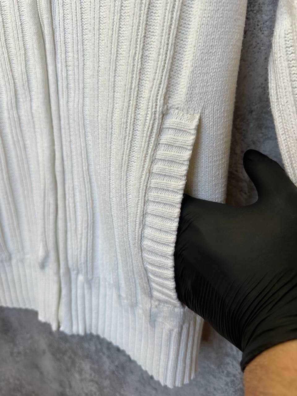 Schott × Vintage Schott Full Zip Ribbed Sweater with Patch Logo Vintage NYC Size US M / EU 48-50 / 2 - 10 Thumbnail