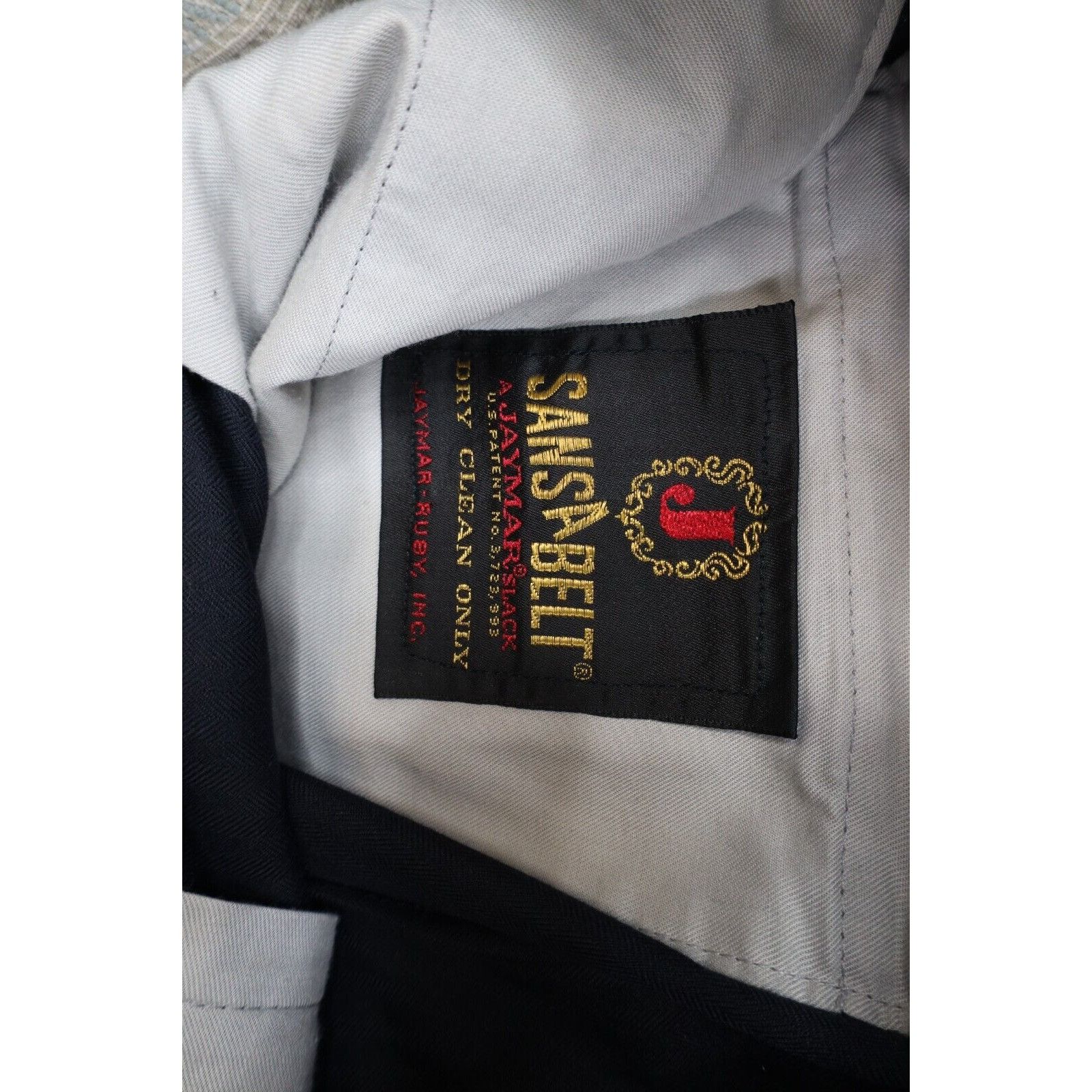 Vintage Vintage 70s Streetwear Wool Herringbone 2 Piece Suit Size 44L - 19 Thumbnail