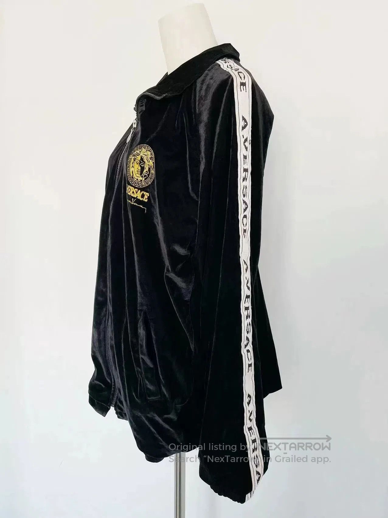 Versace Versace 90s Medusa Velvet Sweatshirt. Size US M / EU 48-50 / 2 - 3 Thumbnail