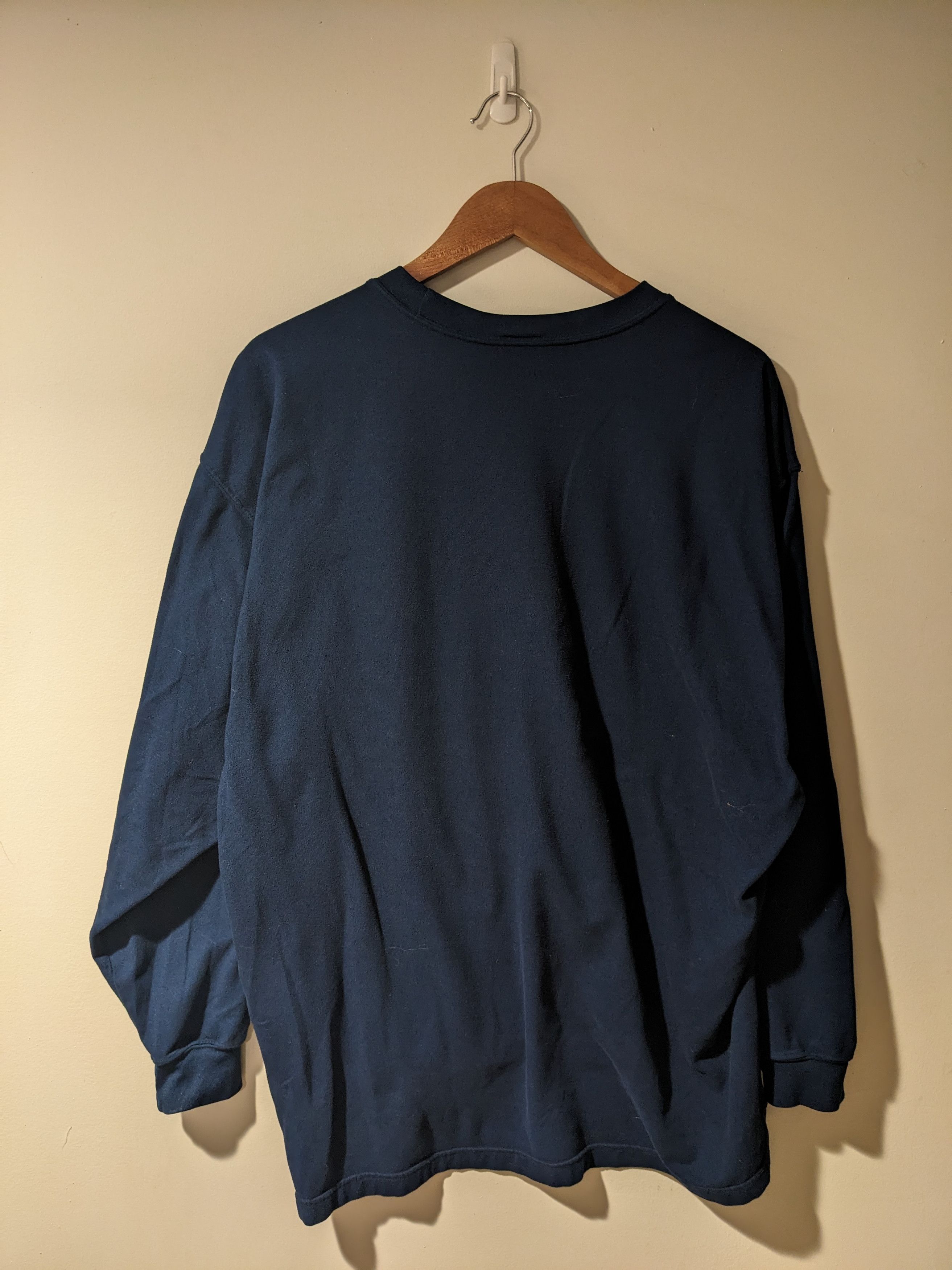 Nike × Vintage Vintage 90s Nike Mini Swoosh Thermal Fit Long-Sleeve Size US L / EU 52-54 / 3 - 8 Thumbnail