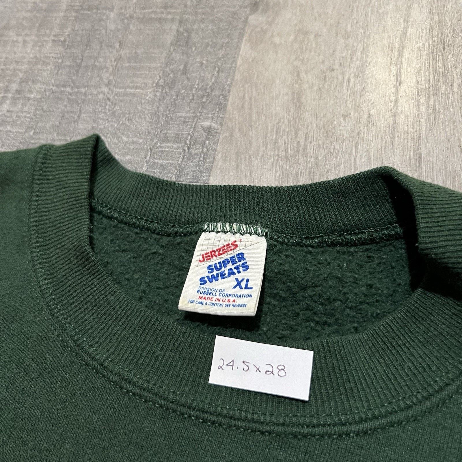 Jerzees VTG Alpha Kappa Delta Green College Sociology 90s Fraternity Size US XL / EU 56 / 4 - 4 Thumbnail